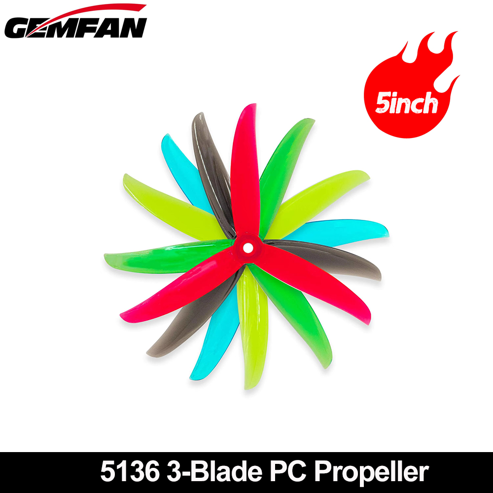 Gemfan VANOVER 5136 Hélice PC  - Drone Racing Propeller avaliação e preço