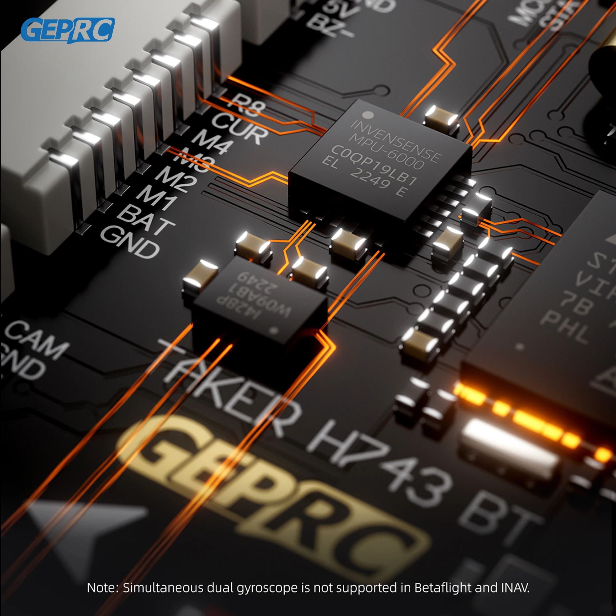 Geprc taker h743 bt 32bit 65a  - Drone Racing Flight Controller avaliação e preço