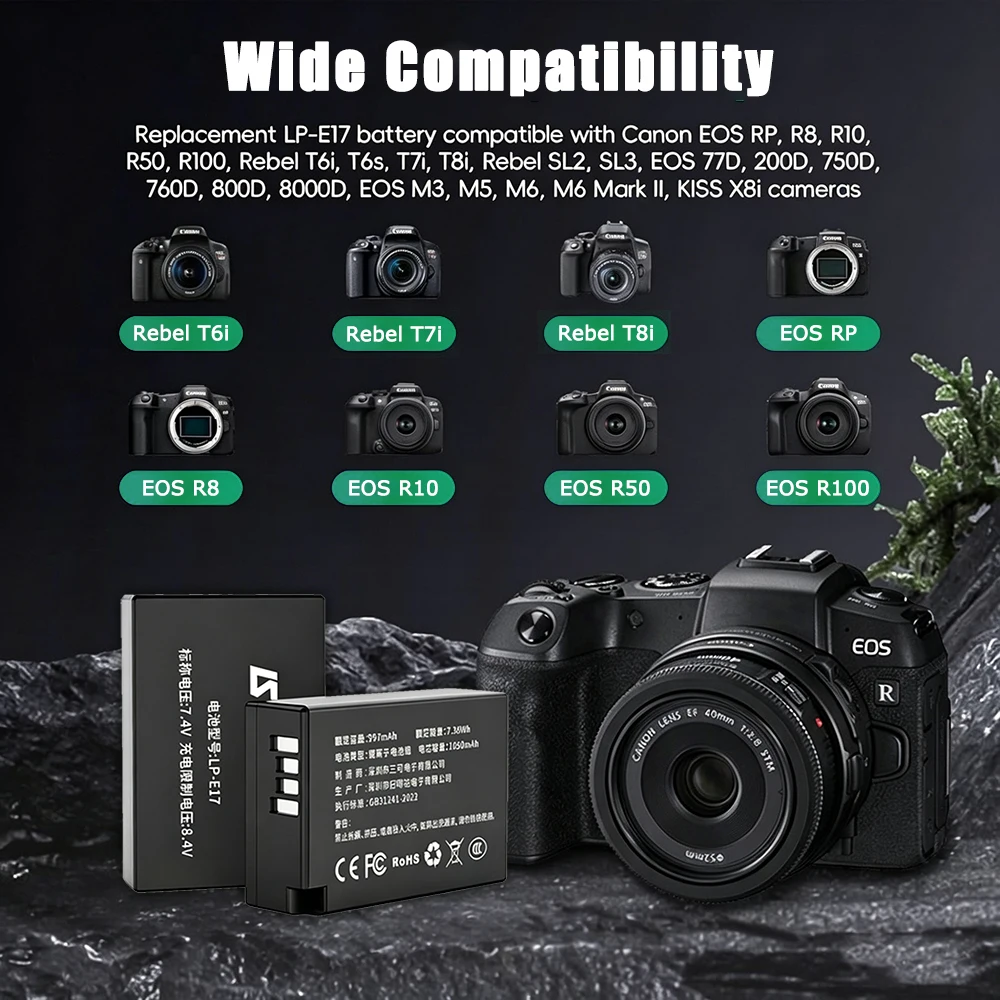 Bateria LP-E17 para Câmeras Ca - Canon Camera Eos R50 avaliação e preço