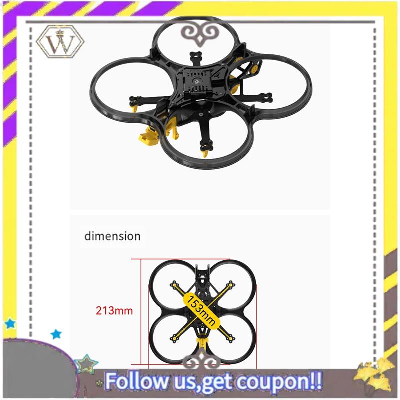 AU33-Kit de Estrutura LED de 3 - Drone Racing Vtx avaliação e preço